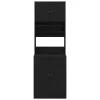  Konyhaszekrény Fekete Tölgy 60 x 50 x 180 cm - Mérnökelt Fa