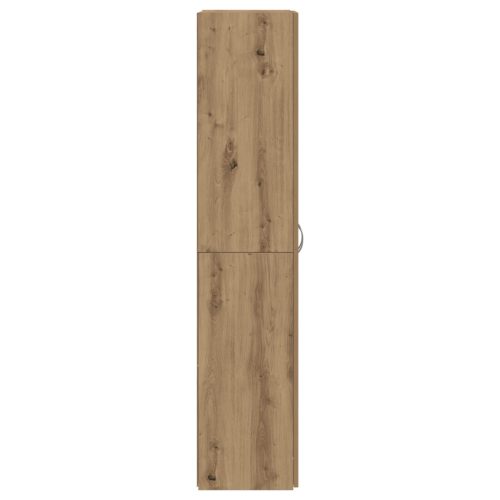  Kézműves Tölgy Magas Szekrény 60 x 32 x 153 cm Mérnöki Fa