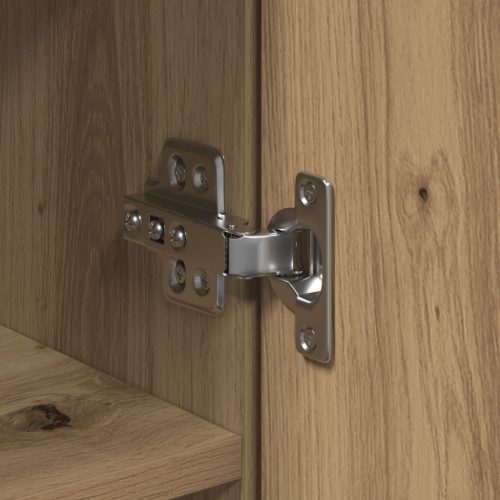  magas tároló tökéletes tölgy 80x35x180 cm Műanyag bútor