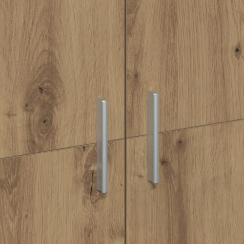  magas tároló tökéletes tölgy 80x35x180 cm Műanyag bútor