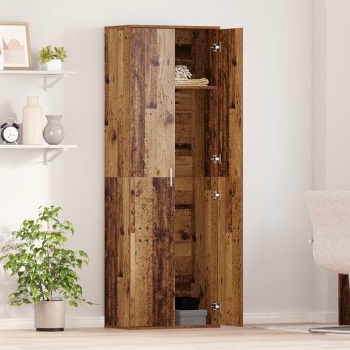  Felsőszekrény Régi Fa 60x35x180 cm Műszaki Fa