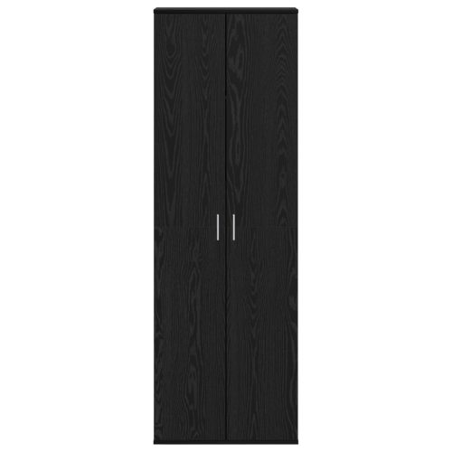  Fekete tölgy magas szekrény 60x35x180 cm Mérnöki fa