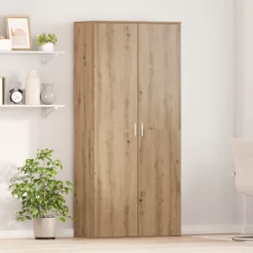  Highboard Kézműves Tölgy 80x39x178 cm Mérnöki Fa