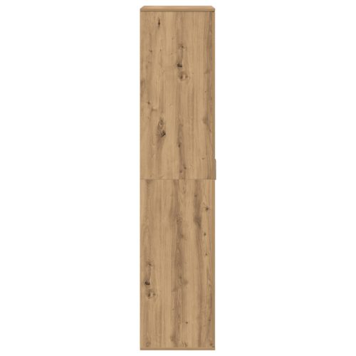  Highboard Kézműves Tölgy 80x39x178 cm Mérnöki Fa