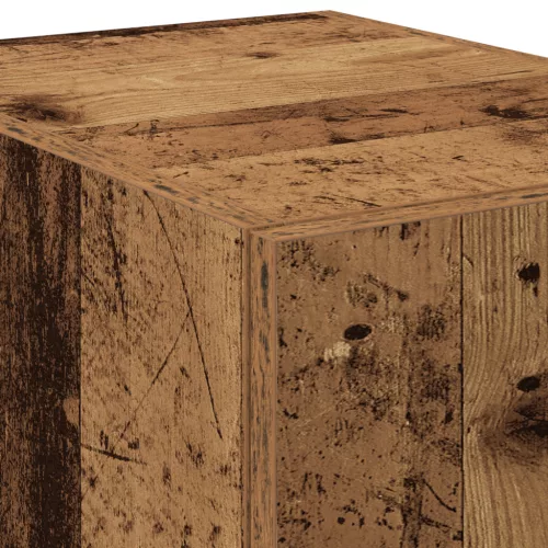  magas tároló szekrény régi fa 40x42.5x185 cm mérnöki fa