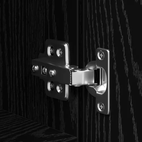  Fekete tölgy magasszekrény 40x42.5x185 cm Szerelt fa