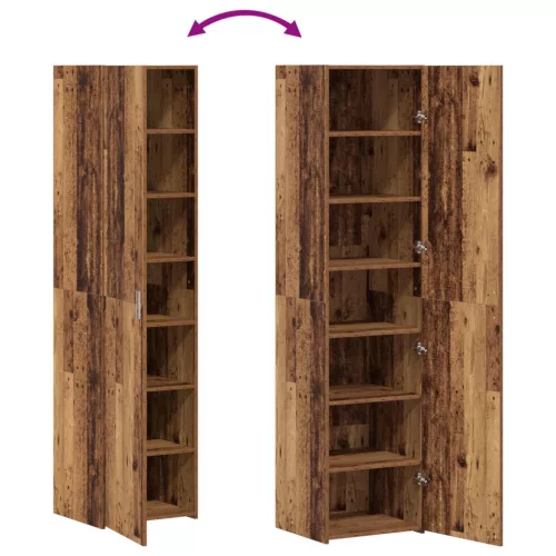  Magasfiú 2 pcs Öreg fa 45 x 42,5 x 185 cm