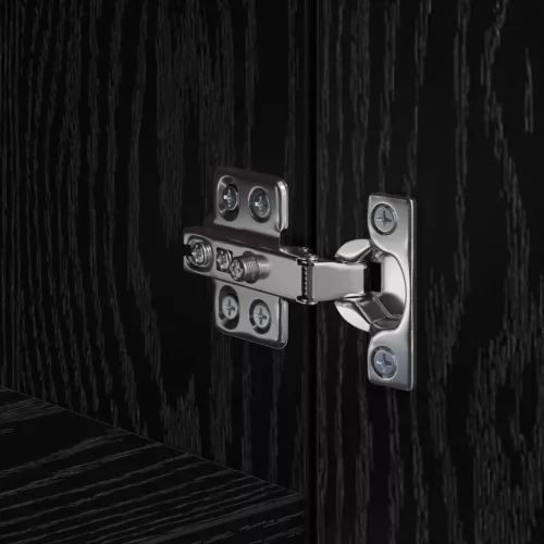  Fekete tölgy magas szekrény 50x42,5x185 cm Műanyag bútorok