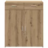 Tárolószekrény Mesterséges tölgy 80x42.5x93.5 cm Műszaki fa