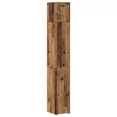  Vékony tárolószekrény Régi fa 30x42.5x225 cm Mérnöki fa