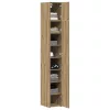  Slim Storage Cabinet Artisan Oak 30x42.5x225 cm Szerelt fa