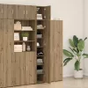  Slim Storage Cabinet Artisan Oak 30x42.5x225 cm Szerelt fa