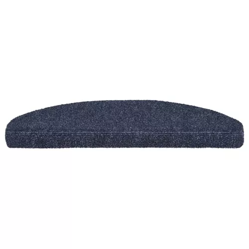  20 db öntapadós lépcsőszőnyeg, kék, nagy félkör, 65 x 21 x 4 cm