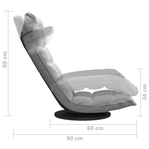  világosszürke bársony forgó matracszék