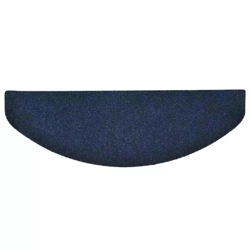  20 db öntapadós lépcsőszőnyeg, 65 x 21 x 4 cm, sötétkék, nagy félkör alakú