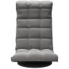  sötétszürke bársony forgó matracszék
