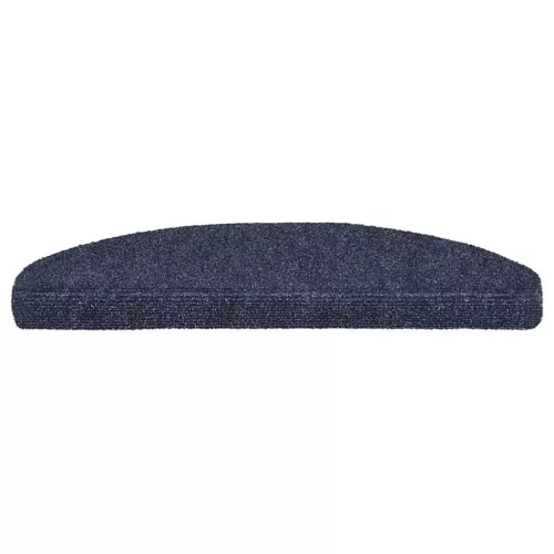  30 db öntapadós lépcsőszőnyeg, kék, nagy félkör, 65 x 21 x 4 cm