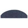  30 db öntapadós lépcsőszőnyeg, kék, nagy félkör, 65 x 21 x 4 cm