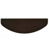  öntapadós lépcsőszőnyegek 30 db 65 x 21 x 4 cm barna félkör alakú nagy