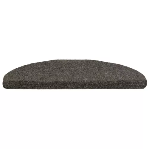  öntapadós lépcsőszőnyegek 30 db 65 x 21 x 4 cm antracit színű, félkör alakú, nagy