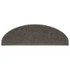  öntapadós lépcsőszőnyegek 30 db 65 x 21 x 4 cm antracit színű, félkör alakú, nagy