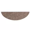 öntapadós lépcsőszőnyegek, 30 db, krémszínű, félkör alakú, 56 x 17 x 3 cm