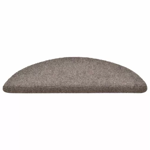  öntapadós lépcsőszőnyegek 30 db 56 x 17 x 3 cm bézs félkör alakú