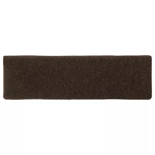  30 db öntapadós lépcsőszőnyeg, barna, téglalap alakú széllel, 65 x 21 x 4 cm