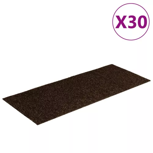  öntapadós lépcsőszőnyegek 30 db 60 x 25 cm barna téglalap alakú