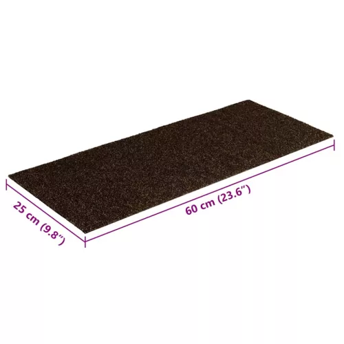  öntapadós lépcsőszőnyegek 30 db 60 x 25 cm barna téglalap alakú