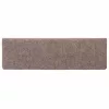  20 db öntapadós lépcsőszőnyeg, világosbarna, téglalap alakú széllel, 65 x 21 x 4 cm