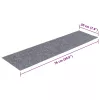  öntapadós lépcsőszőnyegek 30 db 76 x 20 cm világosszürke téglalap alakú