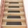  öntapadós lépcsőszőnyegek 30 db 76 x 20 cm antracitszürke téglalap alakú