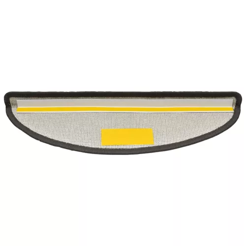  30 db sötétszürke lépcsőszőnyeg 56x17x3 cm