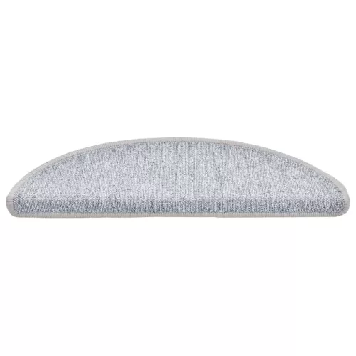  30 db világosszürke lépcsőszőnyeg 56x17x3 cm