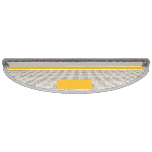  30 db világosszürke lépcsőszőnyeg 56x17x3 cm