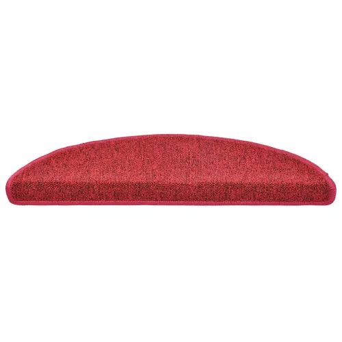 30 db bordeaux piros lépcsőszőnyeg 56x17x3 cm