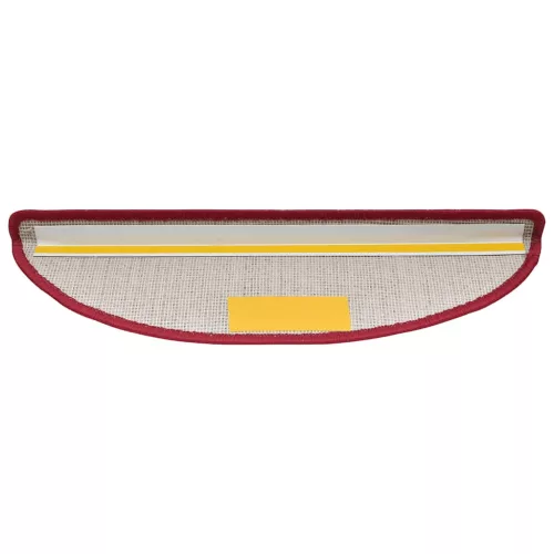  30 db bordeaux piros lépcsőszőnyeg 56x17x3 cm