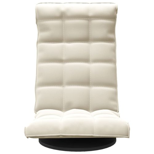  krémszínű bársony forgó matracszék