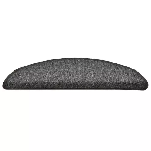  30 db sötétszürke lépcsőszőnyeg 56x17x3 cm