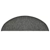  30 db sötétszürke lépcsőszőnyeg 56x17x3 cm