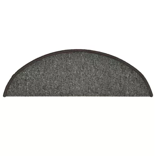  30 db sötétszürke lépcsőszőnyeg 56x17x3 cm