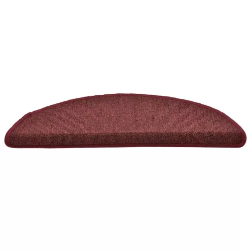  30 db piros lépcsőszőnyeg 56x17x3 cm