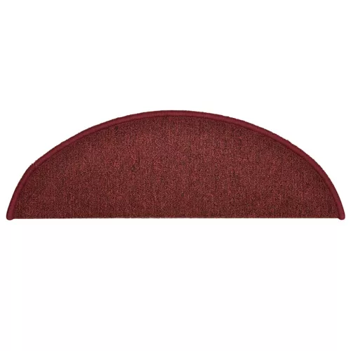  30 db piros lépcsőszőnyeg 56x17x3 cm