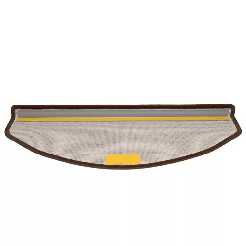  30 db kávébarna lépcsőszőnyeg 65x24x4 cm