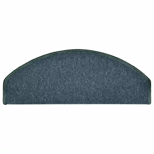  30 db sötétzöld, félkör alakú, nagy lépcsőszőnyeg 65 x 24 x 4 cm