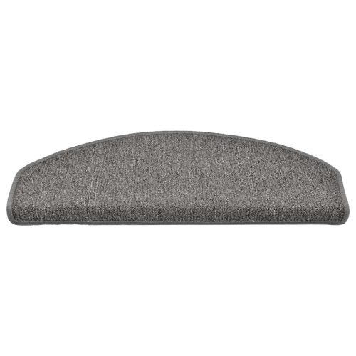  30 db sötétszürke lépcsőszőnyeg 65x24x4 cm