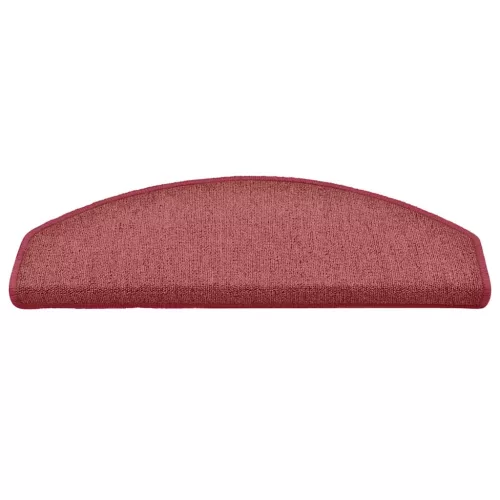  30 db piros lépcsőszőnyeg 65x24x4 cm