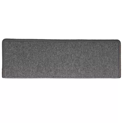  30 db sötétszürke lépcsőszőnyeg 65x21x4 cm
