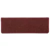  30 db lépcsőszőnyeg 65 x 21 x 4 cm bordó téglalap alakú széllel